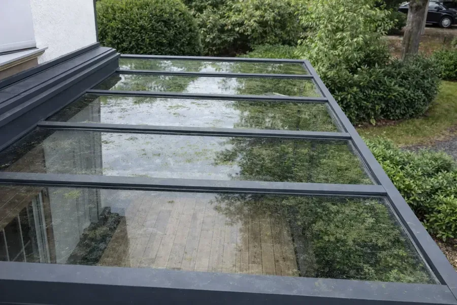 Vor der Reinigung: Wintergartenreinigung Herford